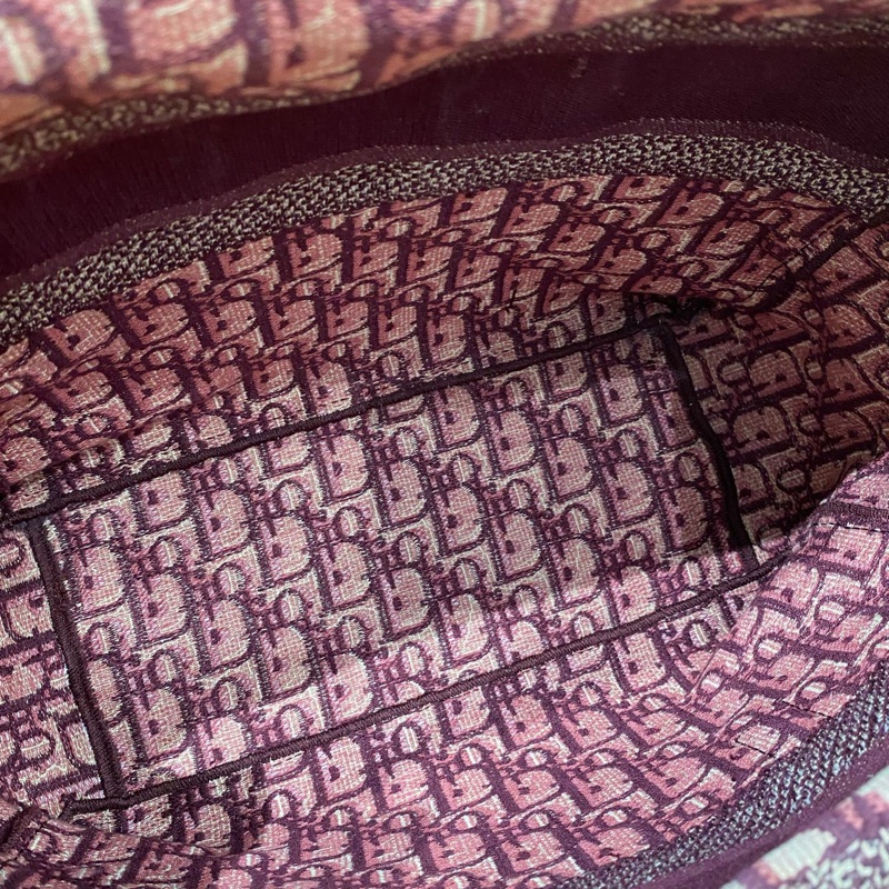 Dior 迪奧 中號 Diorcamp手袋 紅色格紋布Oblique印花刺繡單肩斜挎包郵差包 尺寸約27×25×12，自重輕容量大-28