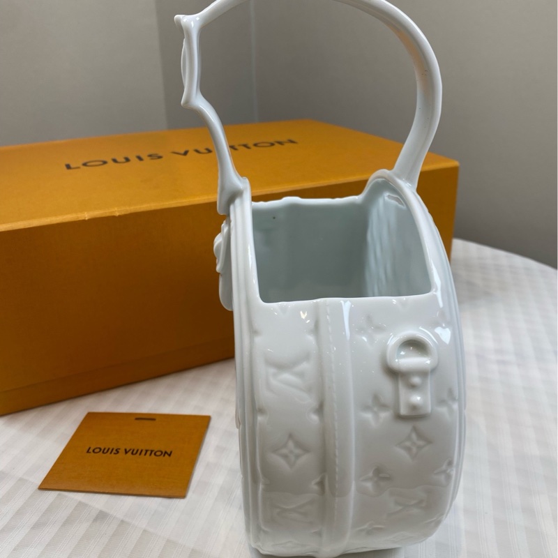 路易威登/Louis Vuitton Petite Boite Chapeau家居系列陶瓷花瓶Monogram壓紋17.5x26.5x8cm-3