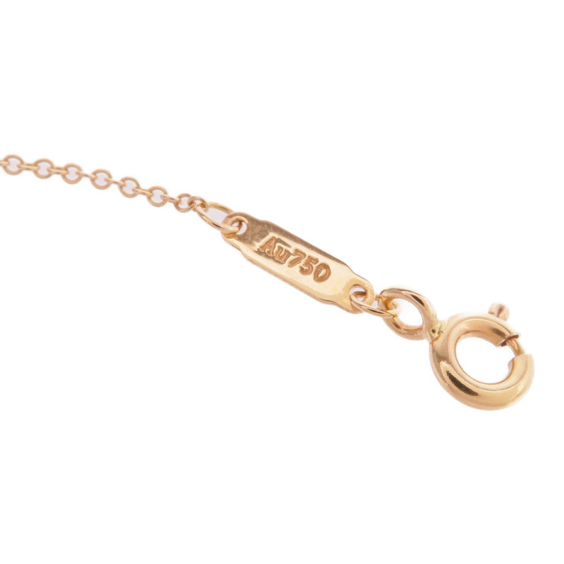 TIFFANY＆CO 18K玫瑰金T Smile Necklace項鍊-6
