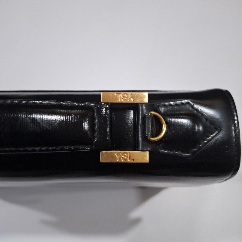 古董包 YSL 手提凱莉包-15