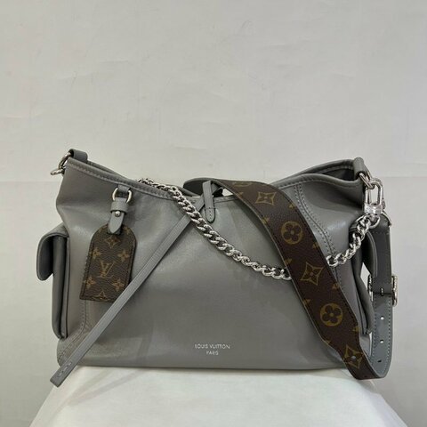 LV灰羊皮Carryall PM