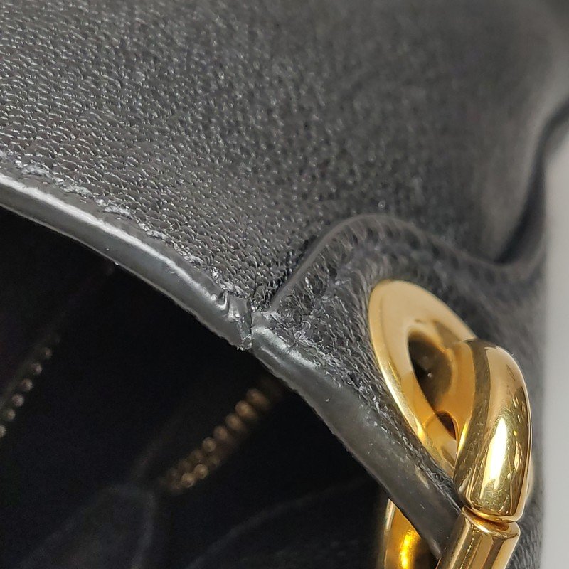 Miu Miu羊皮拼色字母Logo拉鏈斜挎包單肩包-15