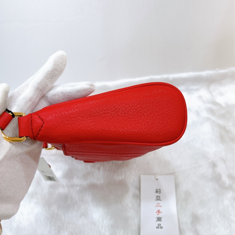 莉亞精品♡MJ 紅斜背包 二手-6