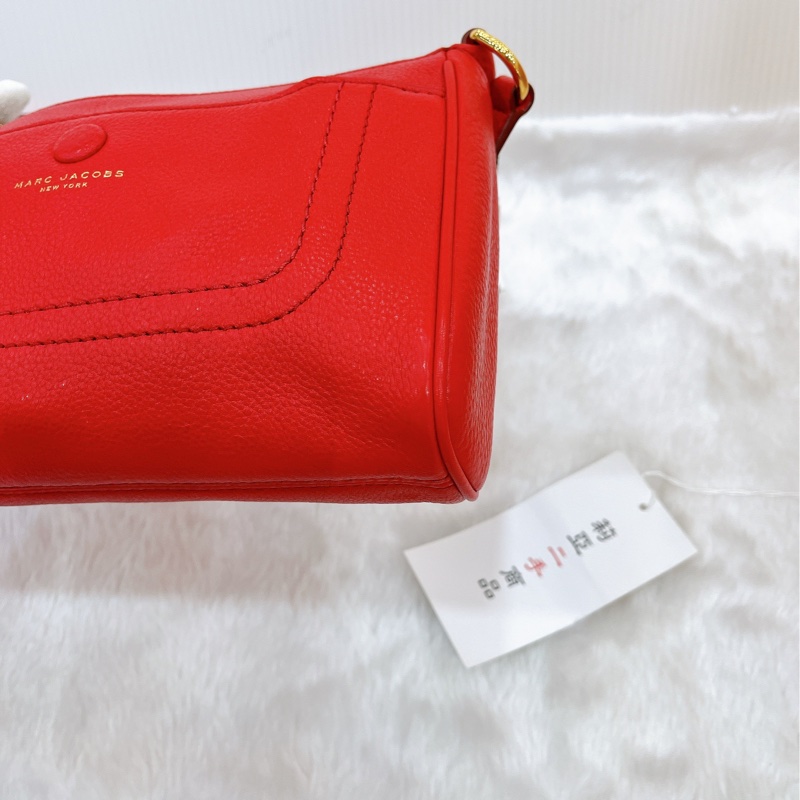 莉亞精品♡MJ 紅斜背包 二手-10