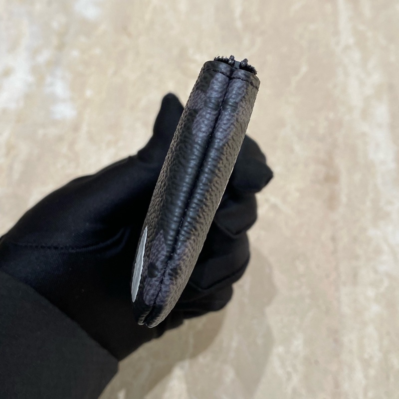 LV 草間彌生聯名黑白波點 黑武士零錢包 Yayoi Kusama限量款-8