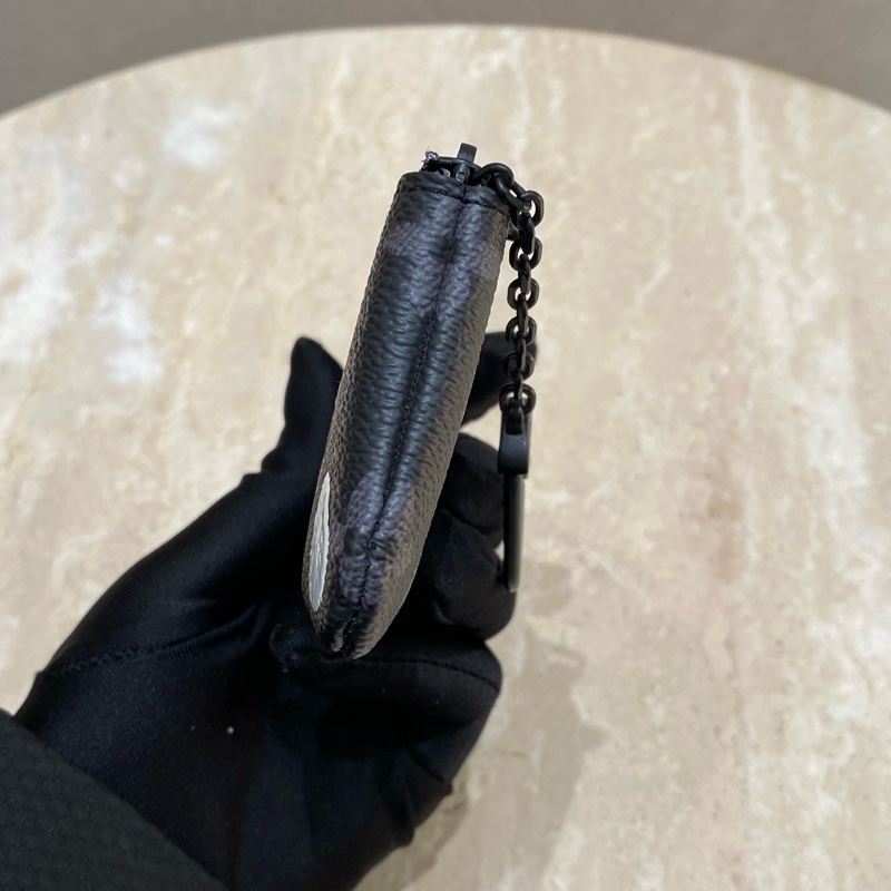 LV 草間彌生聯名黑白波點 黑武士零錢包 Yayoi Kusama限量款-10