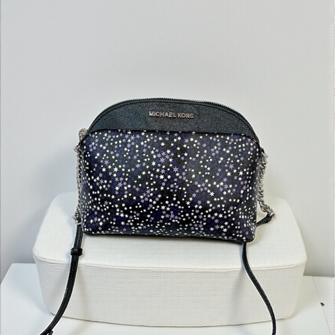 莉亞精品♡MK 紫星貝殼包 二手