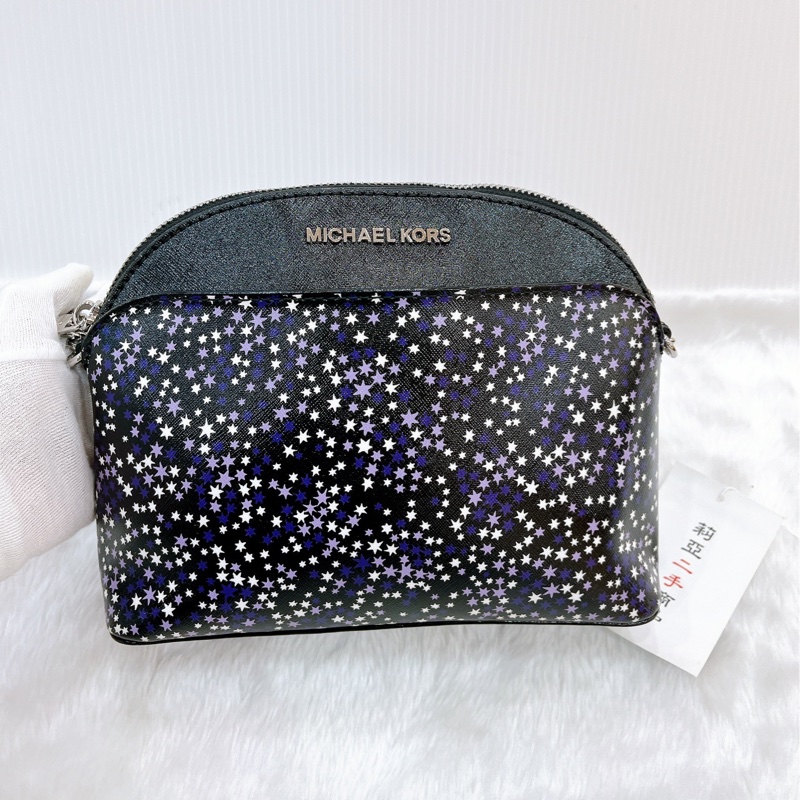 莉亞精品♡MK 紫星貝殼包 二手-2