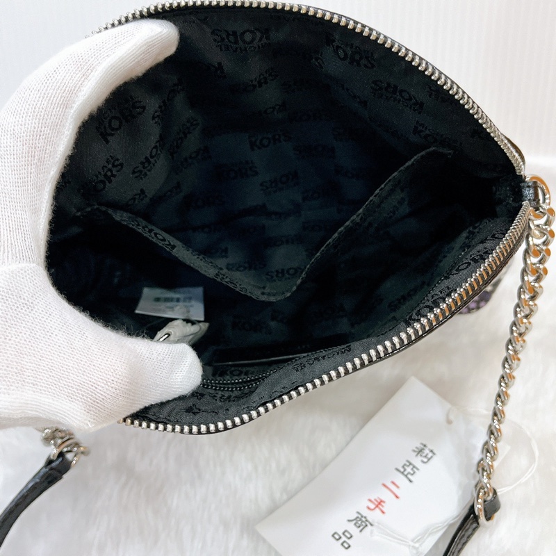 莉亞精品♡MK 紫星貝殼包 二手-15