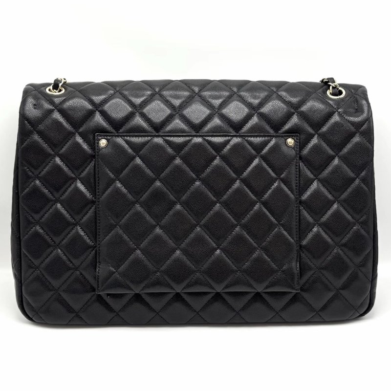 CHANEL黑金24K CF超大號機場包 40*27*11 全新閒置配件盒子塵袋-3