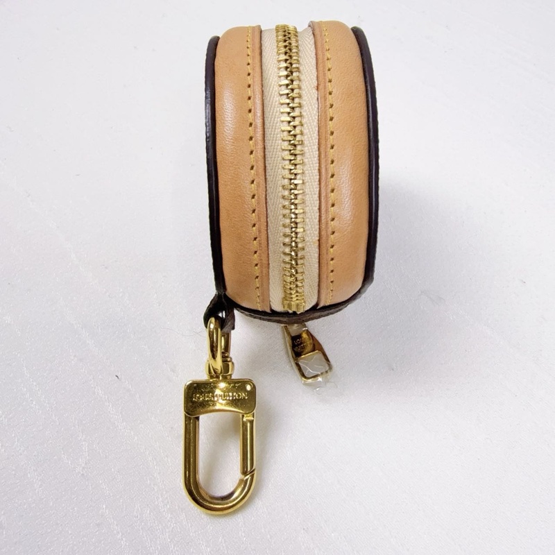 閒置新 路易威登/Louis Vuitton 包掛配飾鑰匙扣耳機包 7x7x3.5cm-3