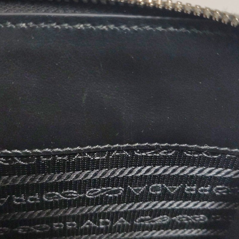 Prada Brique牛皮字母Logo子母包斜挎包單肩包-10