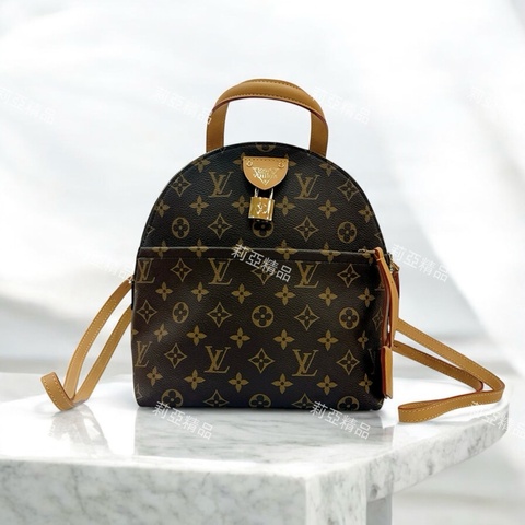 莉亞精品♡ LV Moon老花後背包 二手美包