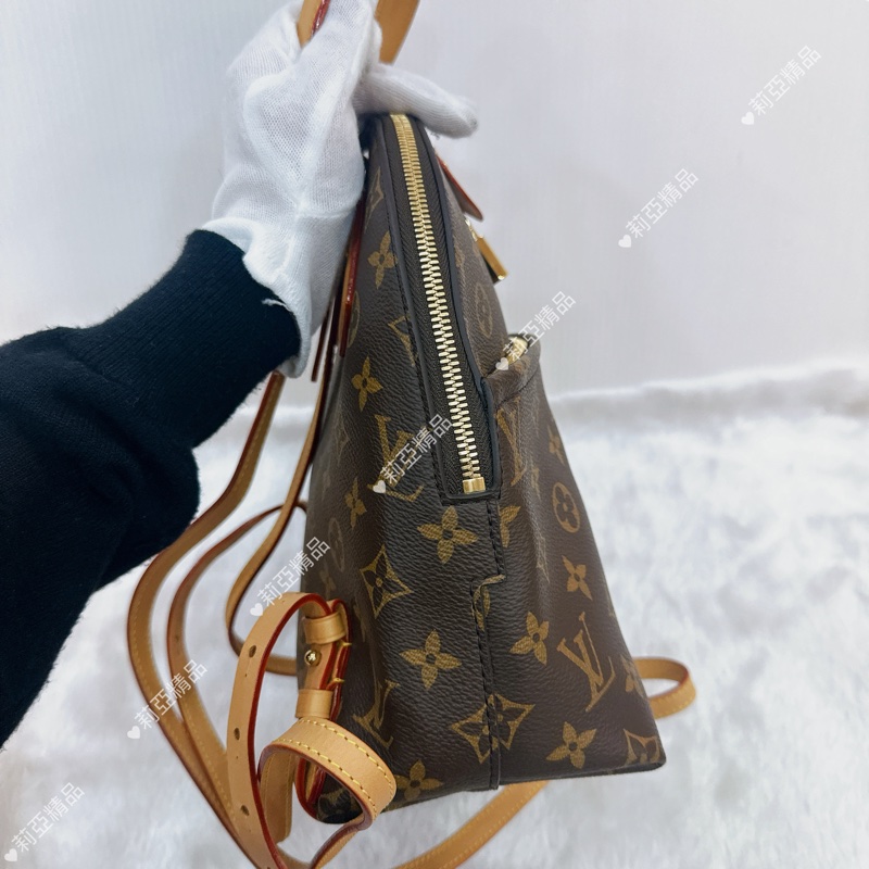 莉亞精品♡ LV Moon老花後背包 二手美包-4