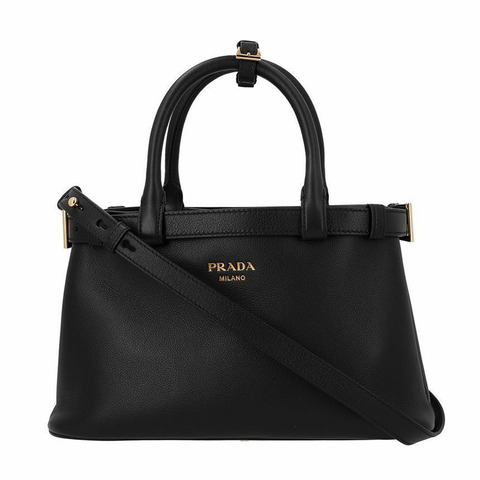 PRADA 雙皮帶扣女士手提包 1BA418 2CYS F0002