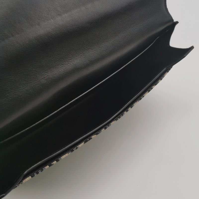 Dior Saddle馬鞍包牛皮帆布Oblique印花馬鞍造型手拿包-5