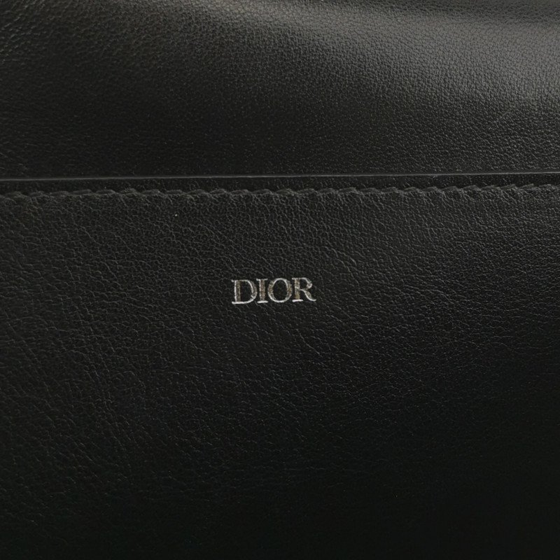 Dior Saddle馬鞍包牛皮帆布Oblique印花馬鞍造型手拿包-6