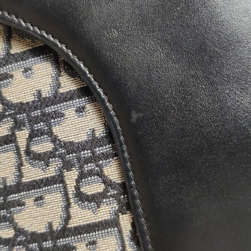 Dior Saddle馬鞍包牛皮帆布Oblique印花馬鞍造型手拿包-12