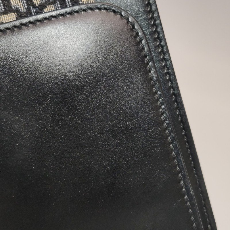 Dior Saddle馬鞍包牛皮帆布Oblique印花馬鞍造型手拿包-17