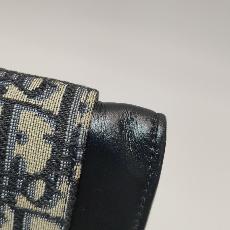 Dior Saddle馬鞍包牛皮帆布Oblique印花馬鞍造型手拿包-18