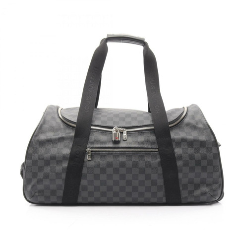 路易威登 Neo Eole 55 手提包，塗佈帆布配 Damier Graphite 圖案，男士，黑色，N23000