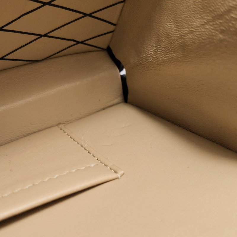 Louis Vuitton(LV)Petite Malle小盒子小號牛皮拼色老花S-lock鎖扣斜挎包-10