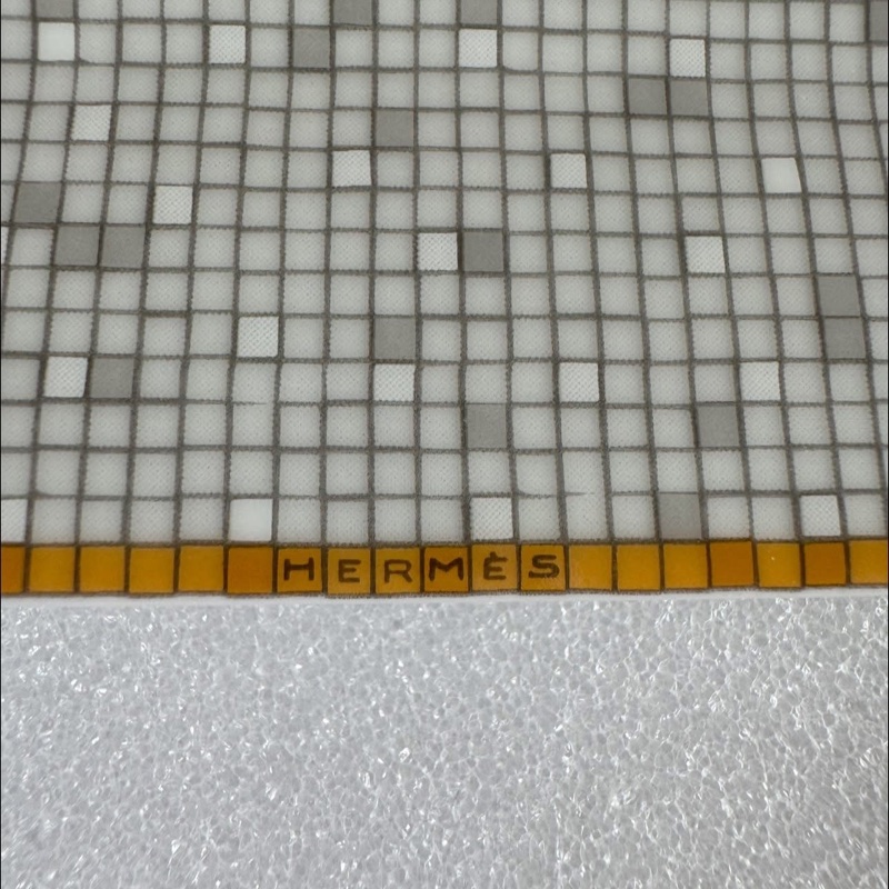 🎄聖誕禮物🎄 全新Hermes 金色馬賽克 正方形盤-9