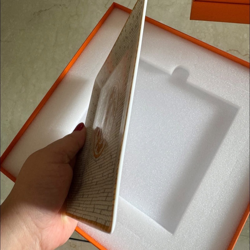 🎄聖誕禮物🎄 全新Hermes 金色馬賽克 正方形盤-13