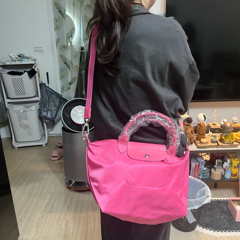 Longchamp Le Pliage M 尼龍手提/肩背包-4