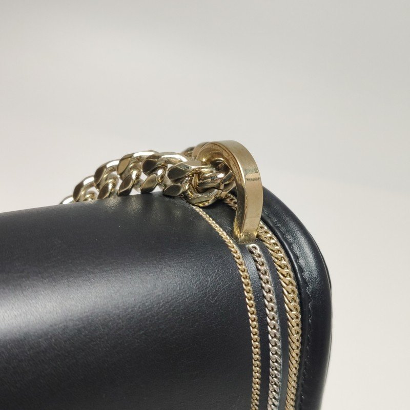 Bvlgari Serpenti Diamond小號牛皮蛇頭扣環單肩包斜挎包-12