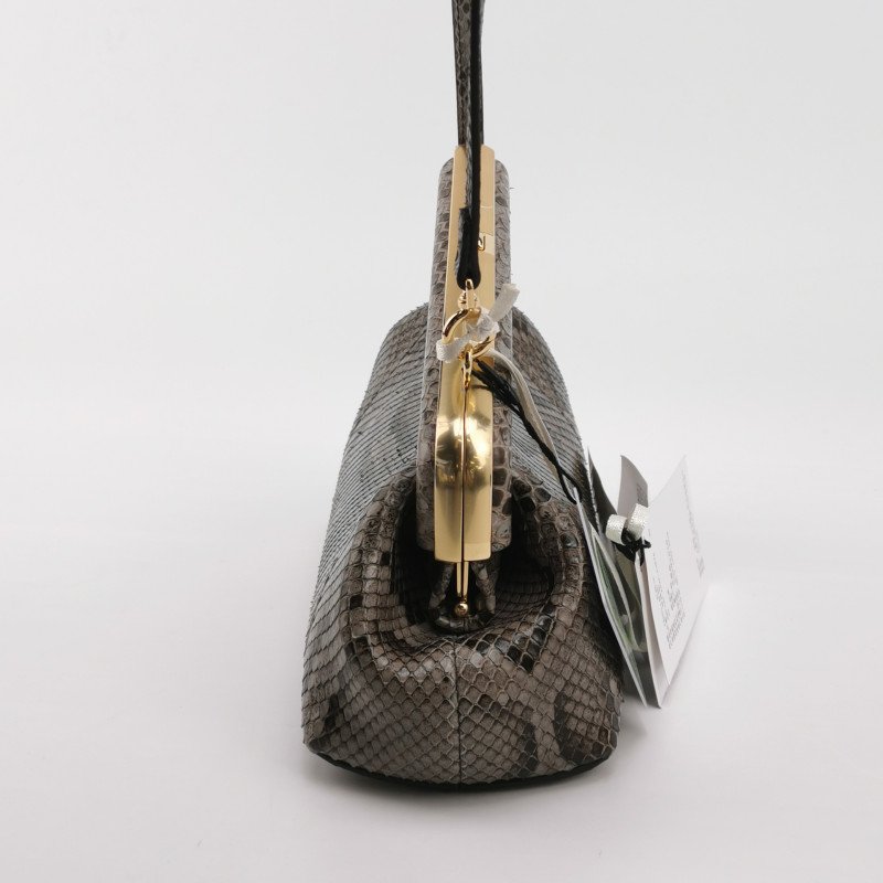 Fendi First小號蛇皮斜挎包單肩包 9.8新-3