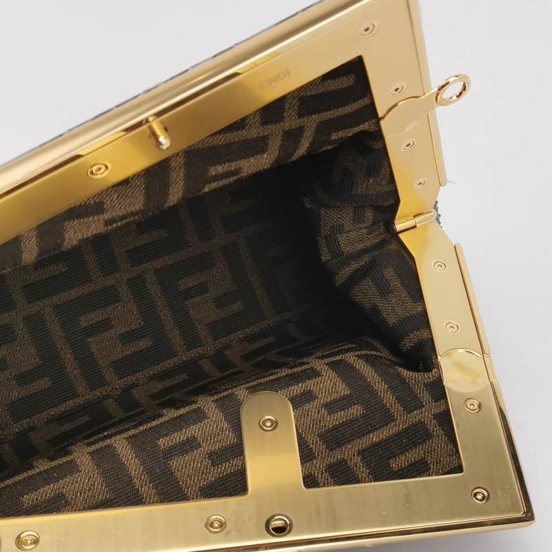 Fendi First小號蛇皮斜挎包單肩包 9.8新-6