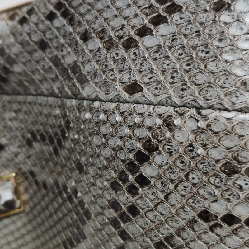 Fendi First小號蛇皮斜挎包單肩包 9.8新-9