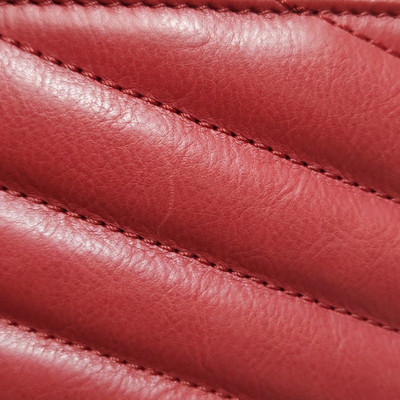 Chanel 2.55 Flag Bag季節限定款中號牛皮純色絎縫矩形旋扣單肩包-16