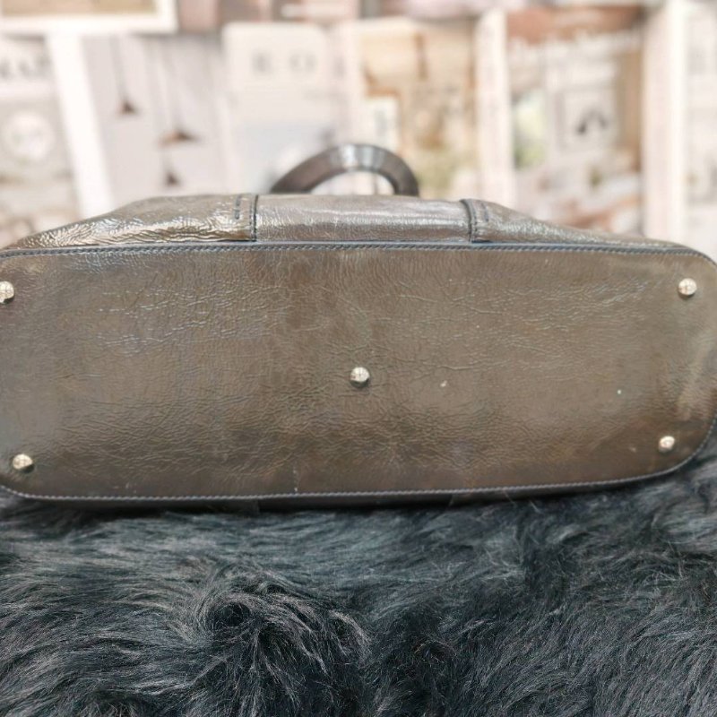 YSL Muse 黑色 漆皮 中號-5