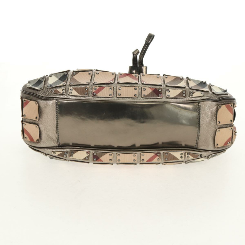 【日本直送】BURBERRY Nova 格紋肩背包 PVC 米色 正品 148649V-5