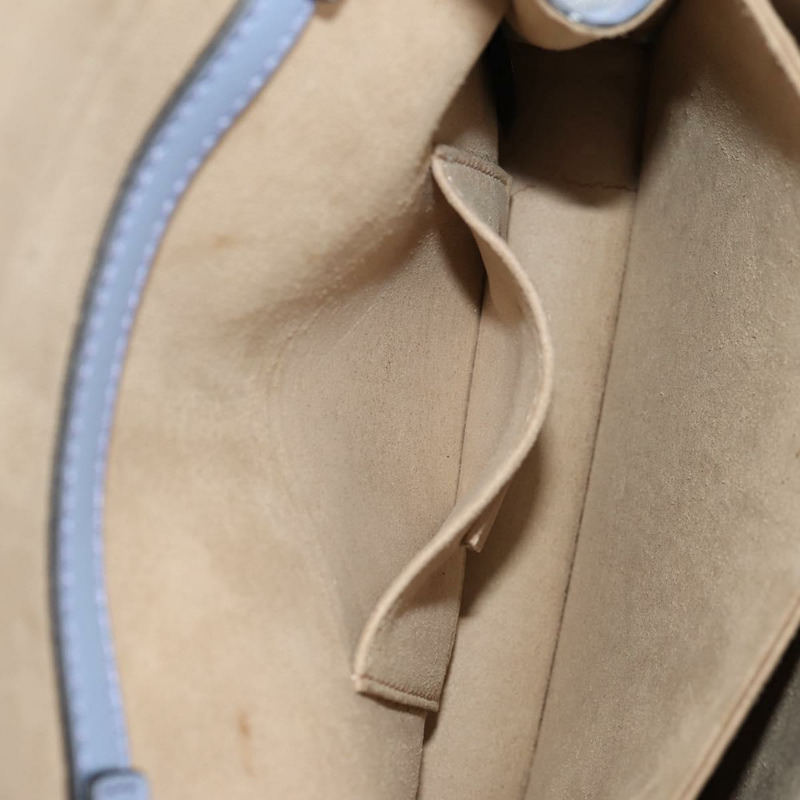 【日本直送】FENDI Cany 小號單肩包 皮革 淺藍色 銀色 8M0381 正品 153743V-28