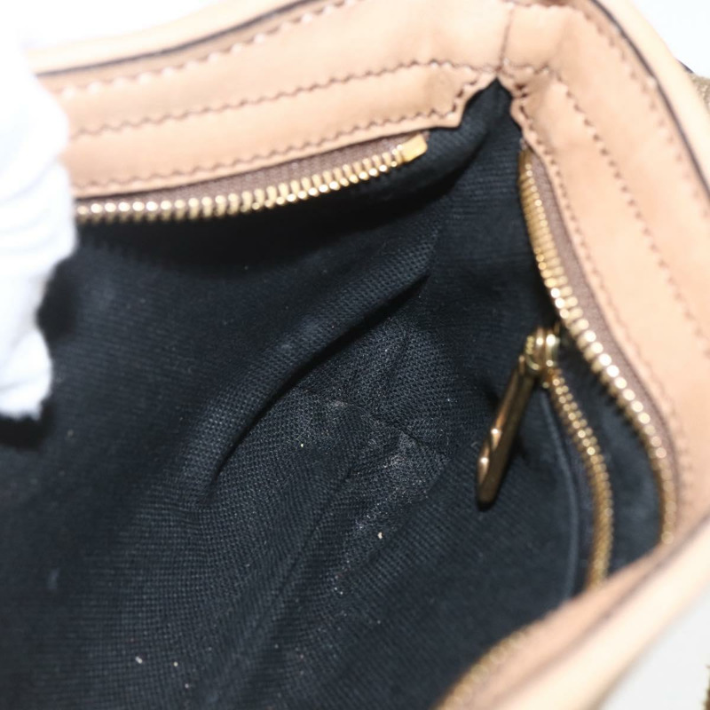 【日本直送】BURBERRY Nova 格紋帆布單肩包 米色 金色 正品 156881V-20