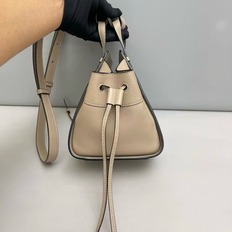 🌷有票據！Loewe 羅意威 Hammock 吊床包 荔枝紋 卡其 秘密迷你-2