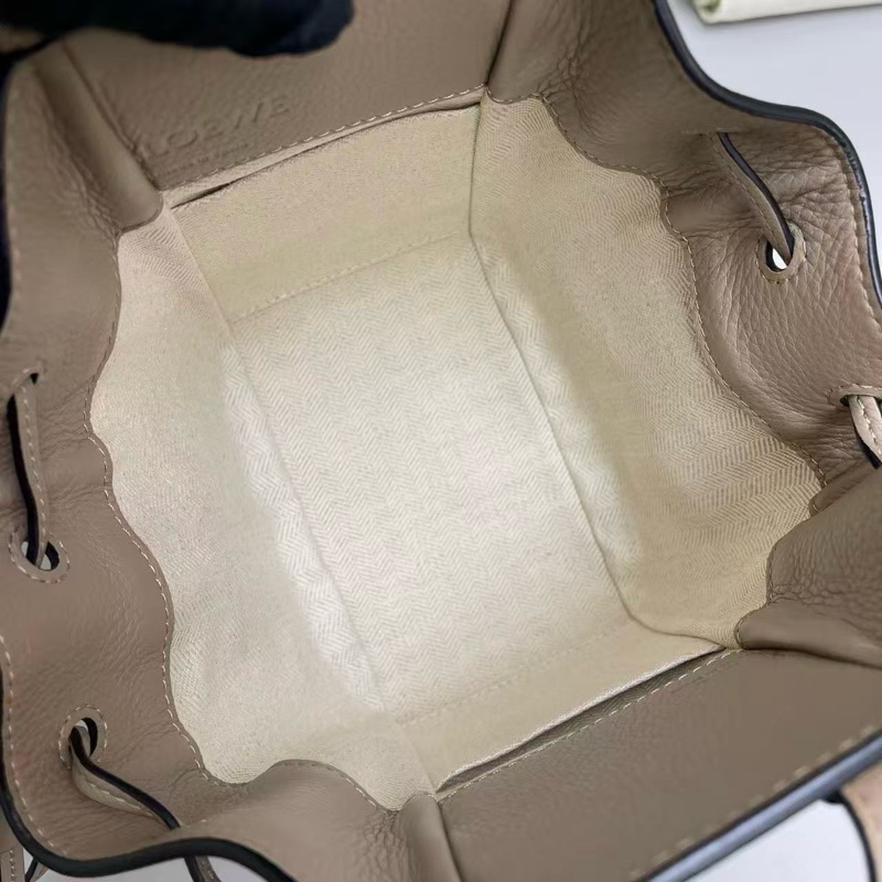 🌷有票據！Loewe 羅意威 Hammock 吊床包 荔枝紋 卡其 秘密迷你-8