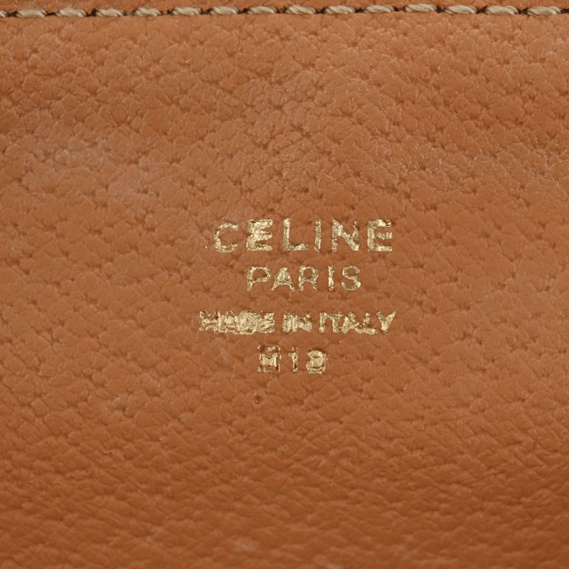 【日本直送】CELINE Macadam帆布肩背包 PVC 米色 金色 正品 156252V-10