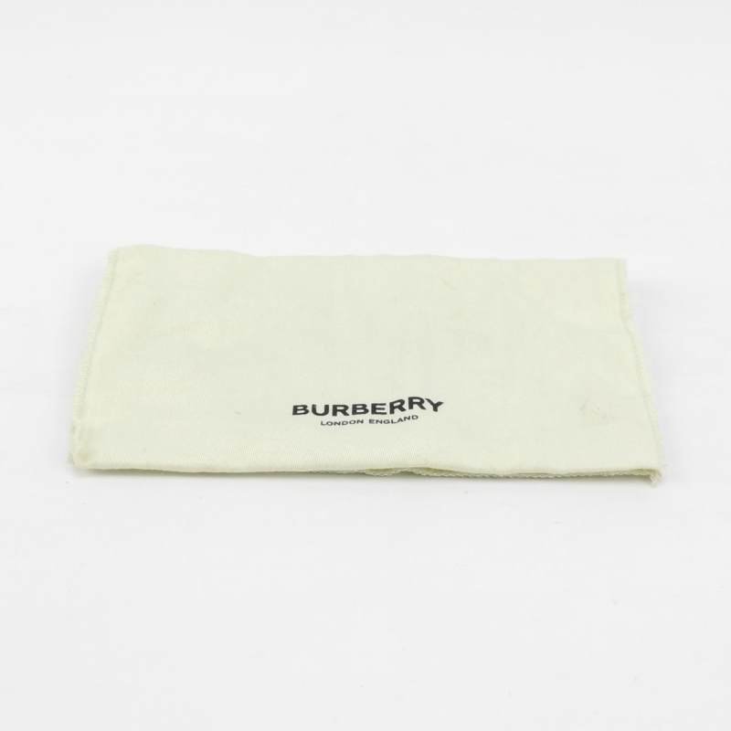 Burberry TB牛皮帆布拼色TB標識斜挎包單肩包-8