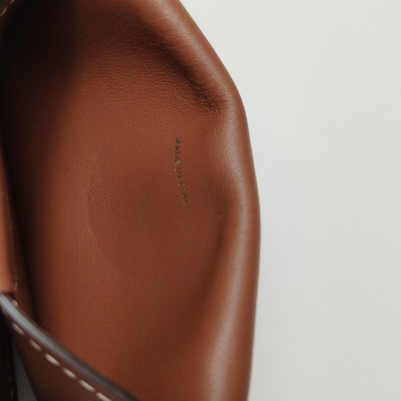 Burberry TB牛皮帆布拼色TB標識斜挎包單肩包-11