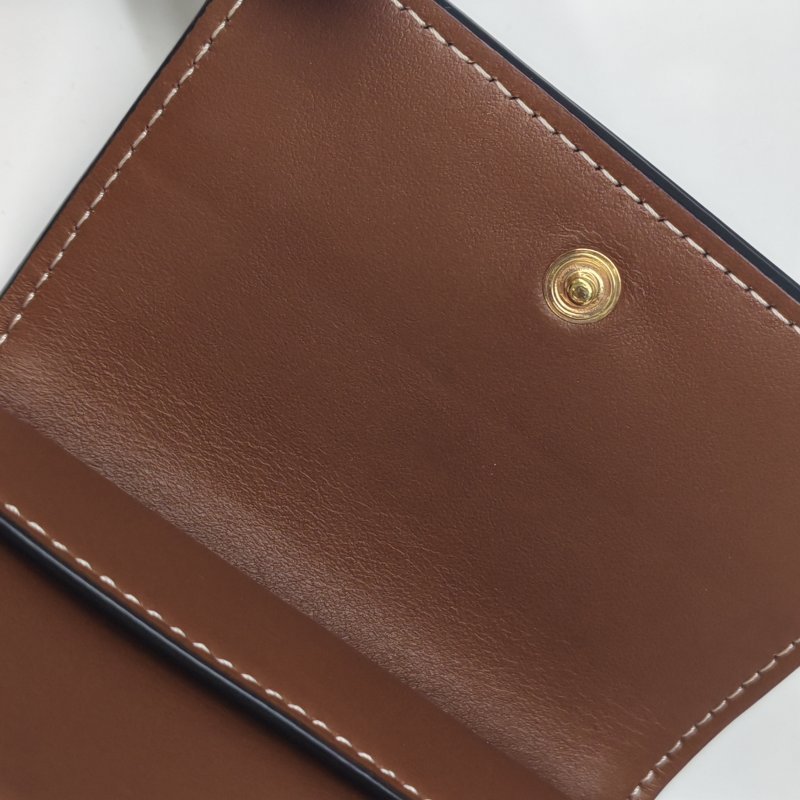 Burberry TB牛皮帆布拼色TB標識斜挎包單肩包-12