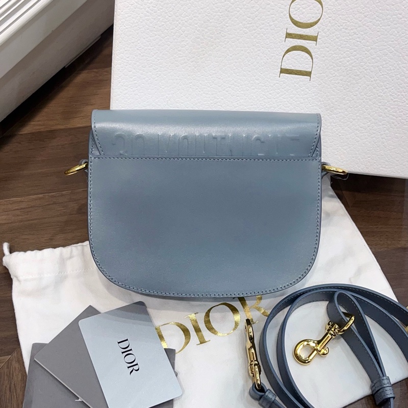 Dior 迪奧 Bobby馬鞍斜挎包 小號 霧霾藍-2