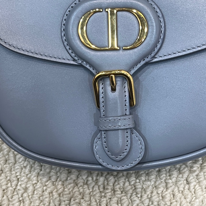 Dior 迪奧 Bobby馬鞍斜挎包 小號 霧霾藍-9