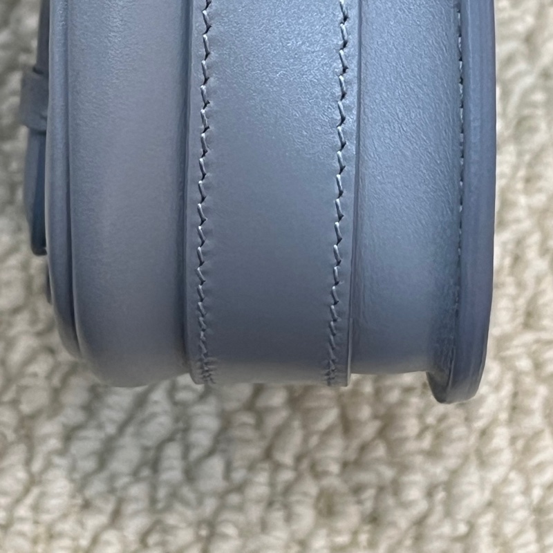 Dior 迪奧 Bobby馬鞍斜挎包 小號 霧霾藍-13