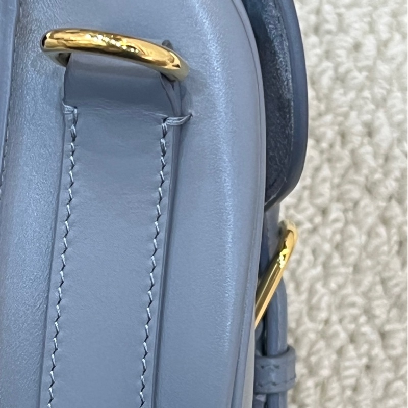 Dior 迪奧 Bobby馬鞍斜挎包 小號 霧霾藍-14