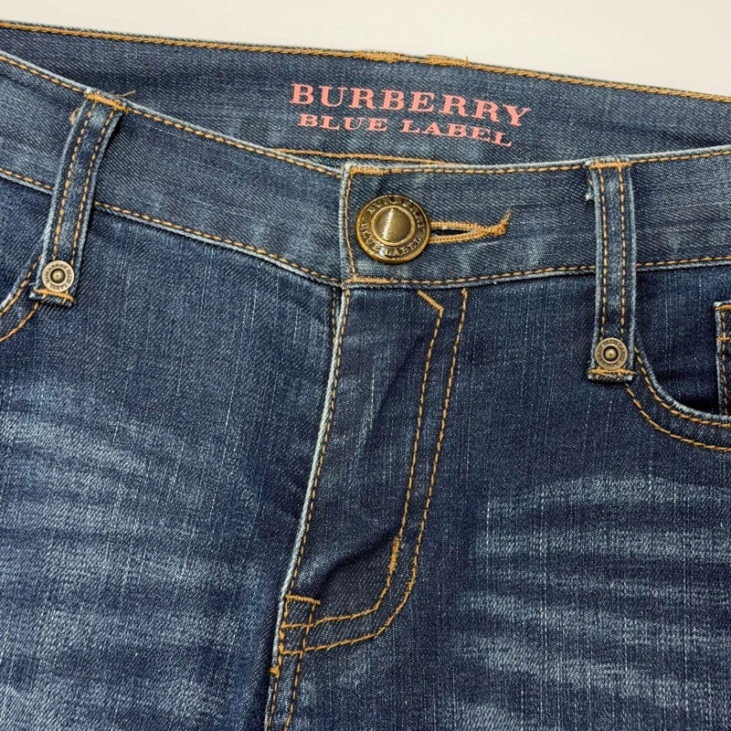 BURBERRY 藍標 彈性緊身牛仔褲-3