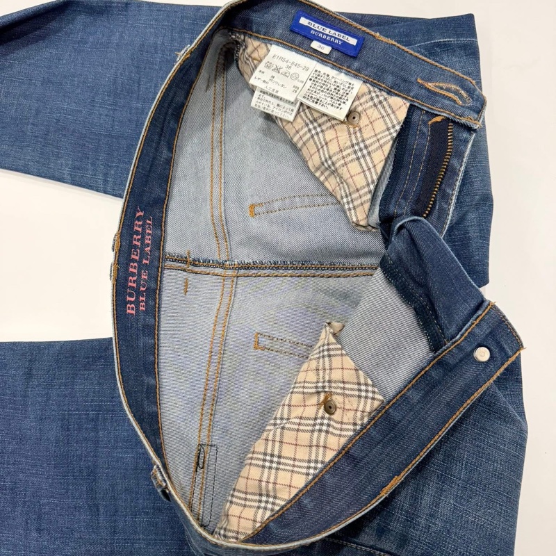 BURBERRY 藍標 彈性緊身牛仔褲-8